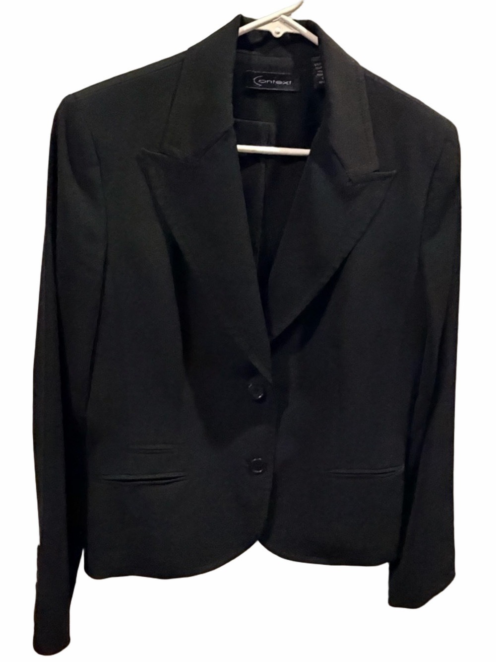 Context Black Blazer Size 8
